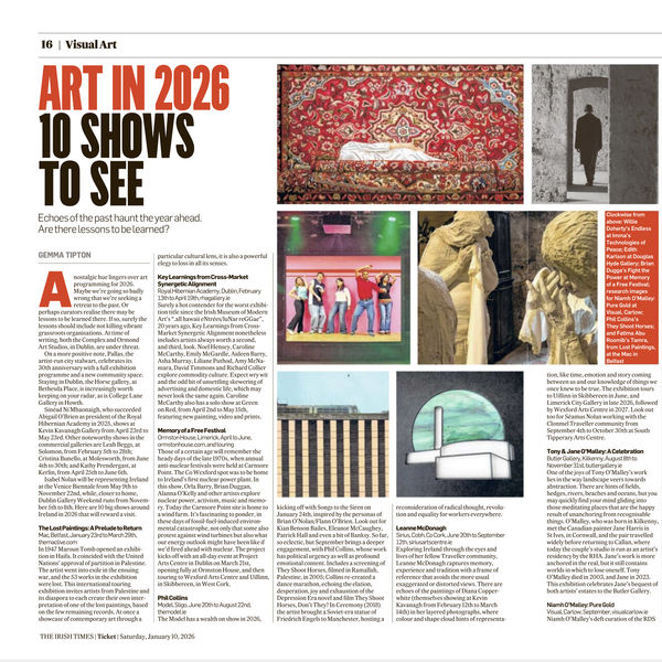 Irish Times: Art in 2026