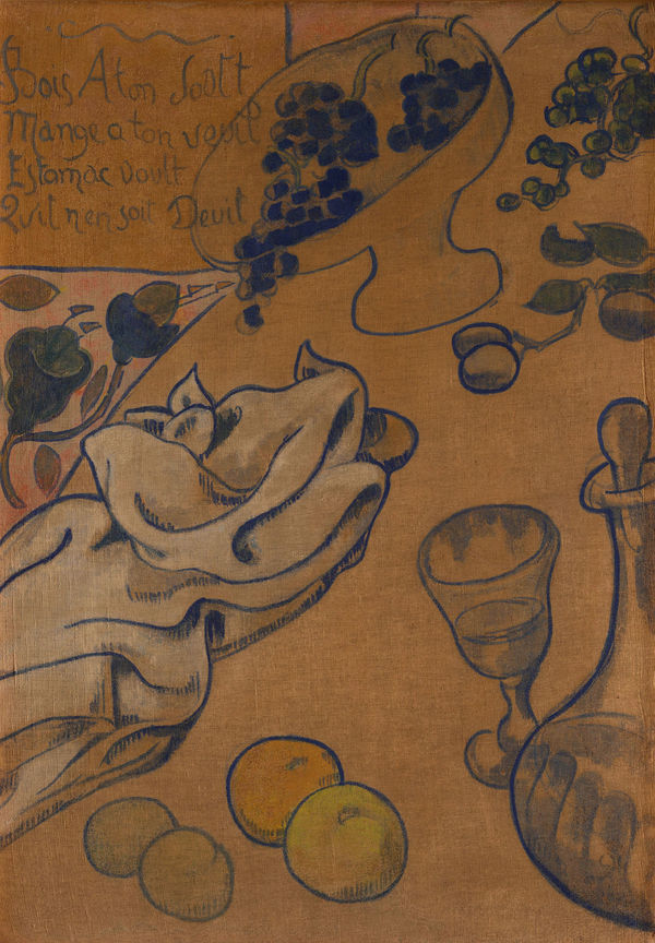 Nature morte allégorique aux fruits et au vin