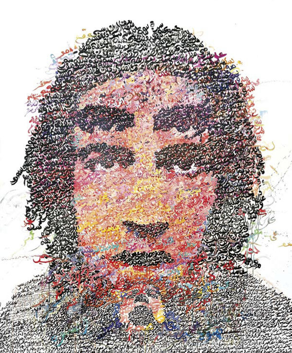 Faces of Your Other 39, 2010 Acrylic on canvas 240 x 200 cm