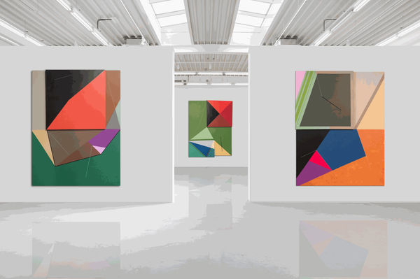 Hazem Harb and Mohammed Joha Solo Exhibitions, CAP Kuwait, Design Center Kuwait, Mezzanine