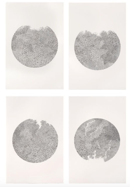 Untitled 2, Ink on Paper, 100 x 66 cm, 2018