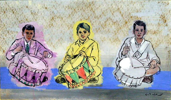 Three Musicians 150X85Cm