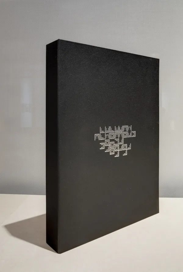 The Language of Existence, Limited Edition Book of 25 portfolios with 50 different artworks, 30 x 40 cm, Silkscreen on archival paper, 2018