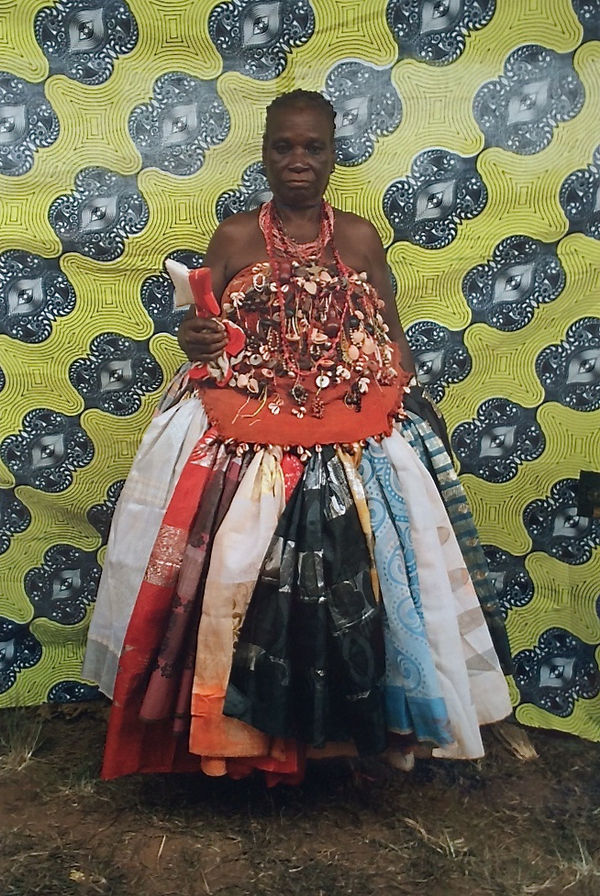 Vodounsi Sakpata (Sango Woman) By Leonce Raphael Agbodjelou No.2 ed.10 examples Signed certificate