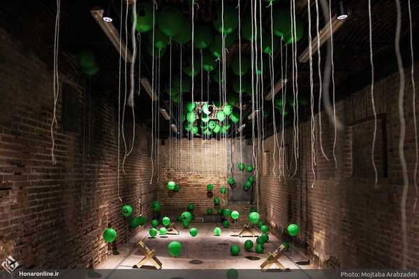 Image of Slavs of Tatars installation view