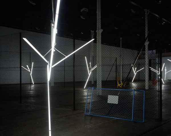 image of Martin Boyce installation at Tramway