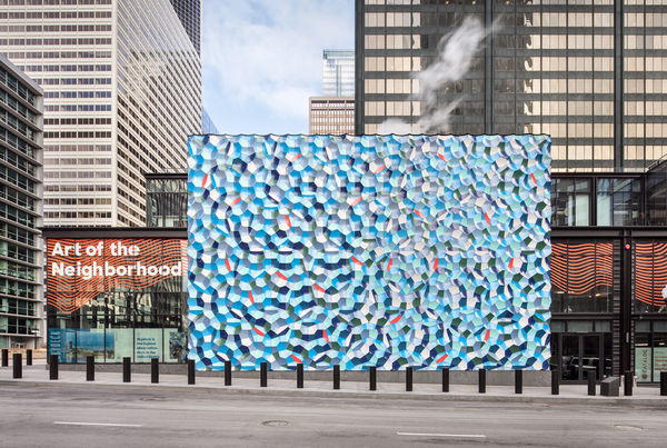 PERMANENT INSTALLATION: ATMOSPHERIC WAVE WALL, WILLIS TOWER, CHICAGO, 2020