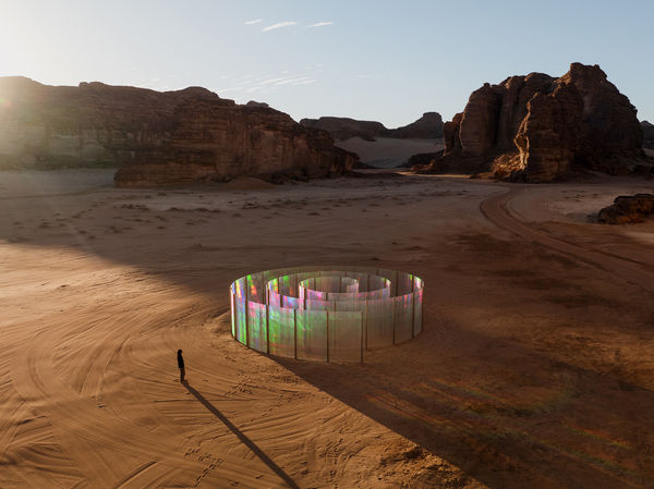 desert X installation by kimsooja