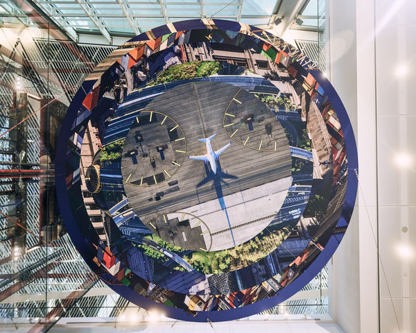 KARYN OLIVIER PERMANENT INSTALLATION: APPROACH, NEWARK LIBERTY INTERNATIONAL AIRPORT, TERMINAL A, 2022