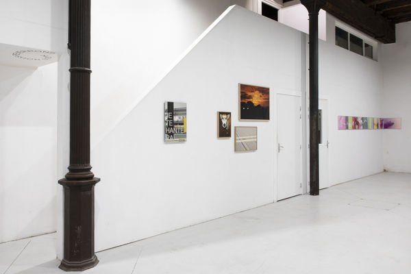 Vue de l'exposition Sortie de Presses 13 avec Laurent Lacotte