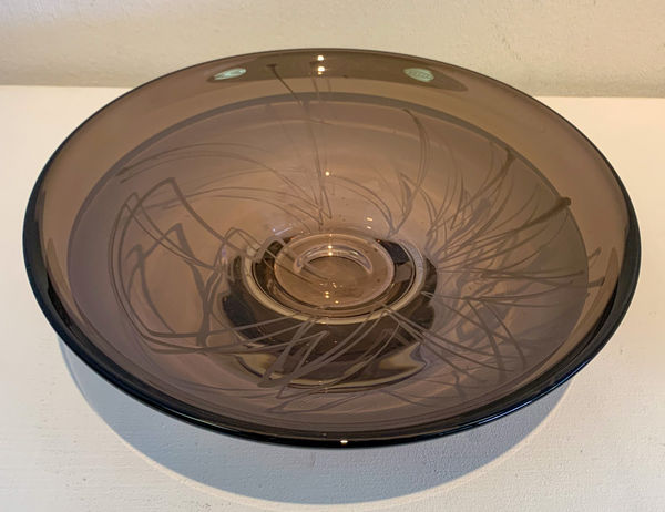 Mark Sudduth, Line Series Low Bowl Form - Aubergine