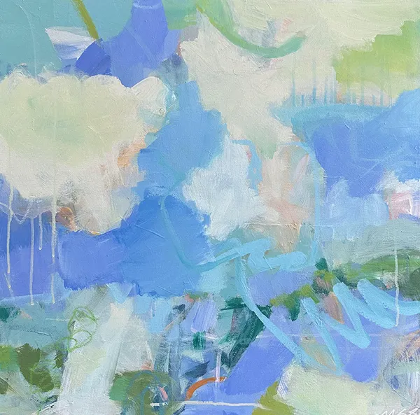 Mary Ann Sedivy Phoebe Days, 2024 acrylic on canvas 24 x 24 in