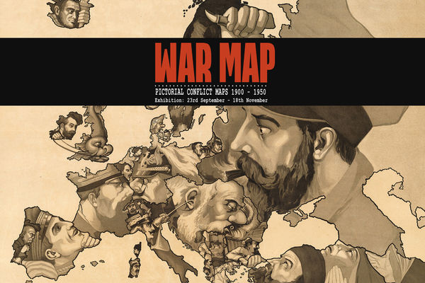 War Map Pictorial Conflict Maps, 1900-1950