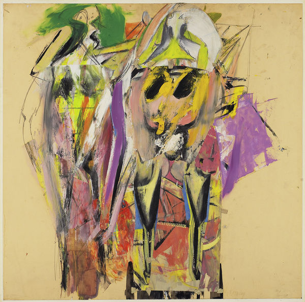 Willem de Kooning, Two Women on a Wharf , 1949