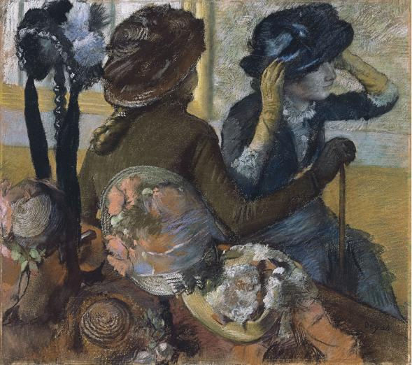 Edgar Degas, Chez la modiste (At the Milliner's) , 1882