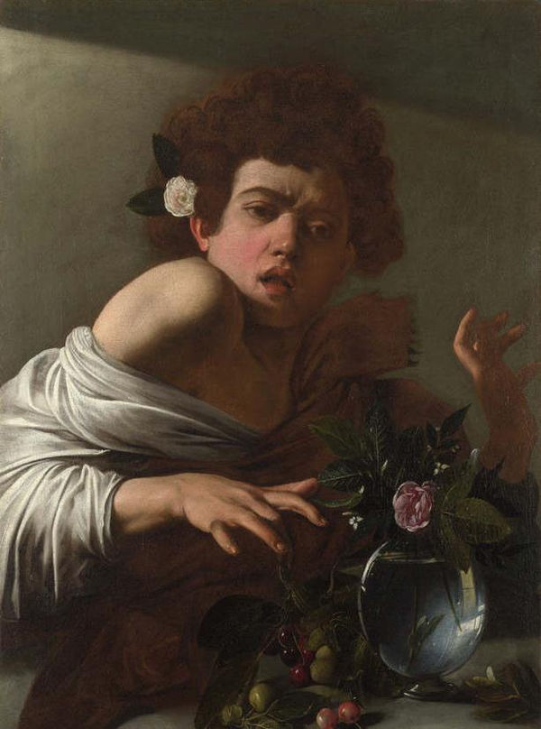 Michelangelo Merisi da Caravaggio, Boy Bitten by a Lizard , 1595-1600