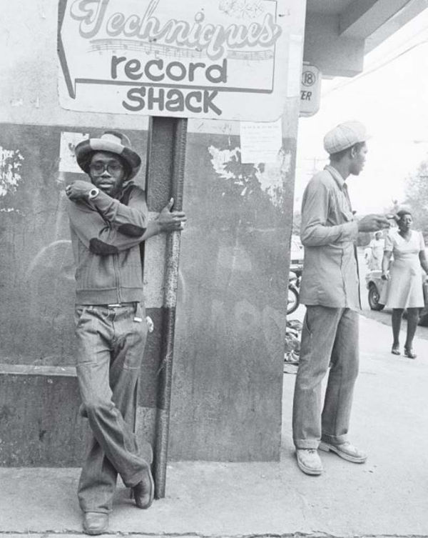 Delroy Wilson on the corner of Orange Street, Kingston, Jamaica, 1978