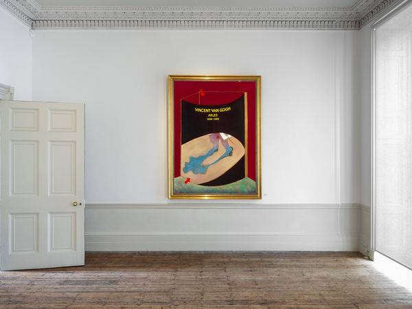 Francis Bacon Poster for the 1988 Van Gogh Exhibition in Arles, 1985 Oil on canvas, aerosol paint and lettering added by professional signwriter