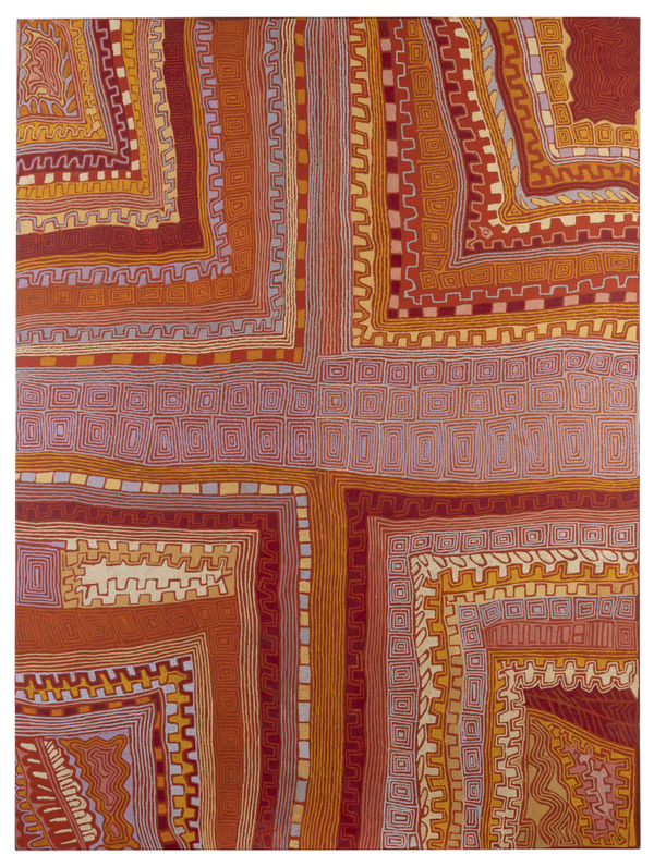 Patrick Tjungurrayi, Wagutu & Kuningka Dreaming at the Site of Ngarru, 2007