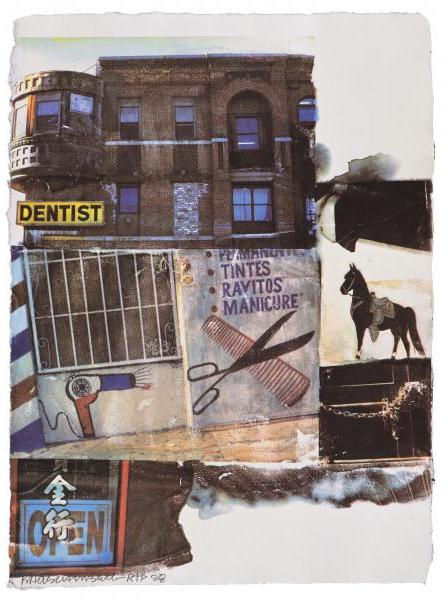 Robert Rauschenberg, L.A. Uncovered #10, 1998