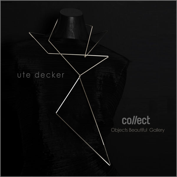 Ute Decker presents Articulation, a multi-angled sculptural necklace which will be on show at Collect Art Fair with Objects Beautiful Gallery 2025