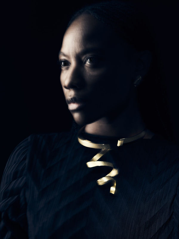 rachel garrahan, jewellery director, british vogue selects Ute Decker Neckpiece for Goldsmiths Fair Exhibition, to represent the “now” – our...