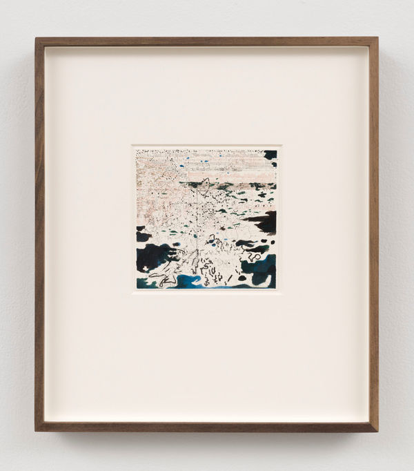 El Foco, 2023 Ink and pencil on paper 5 x 5 1/8 in 12.8 x 12.9 cm