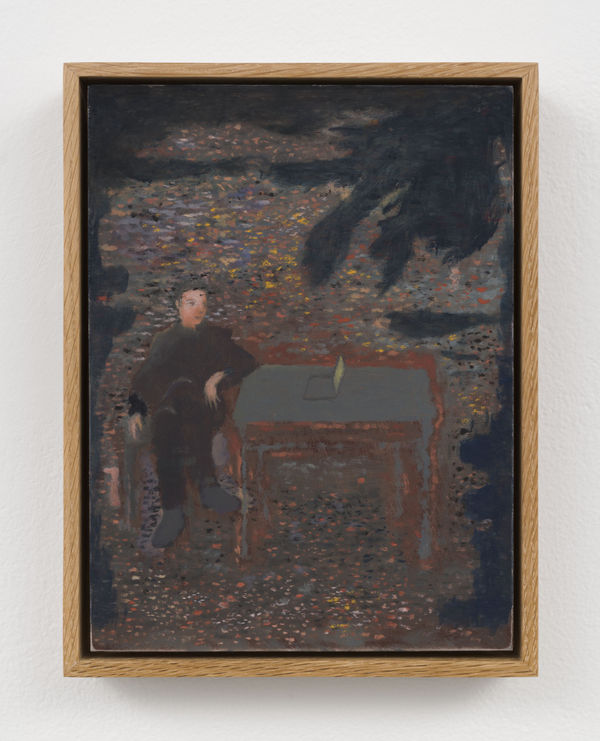 Talante Crítico, 2023 Oil on aluminum 8 x 6 in 20.3 x 15.25 cm