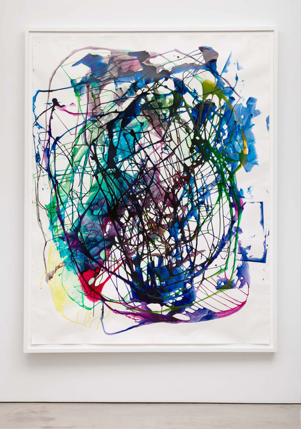 Jackie Saccoccio Portrait 1 (Joan) 2017 Gouache and ink on Yupo paper 82 x 64 inches (208.3 x 162.6 cm) JSa 339