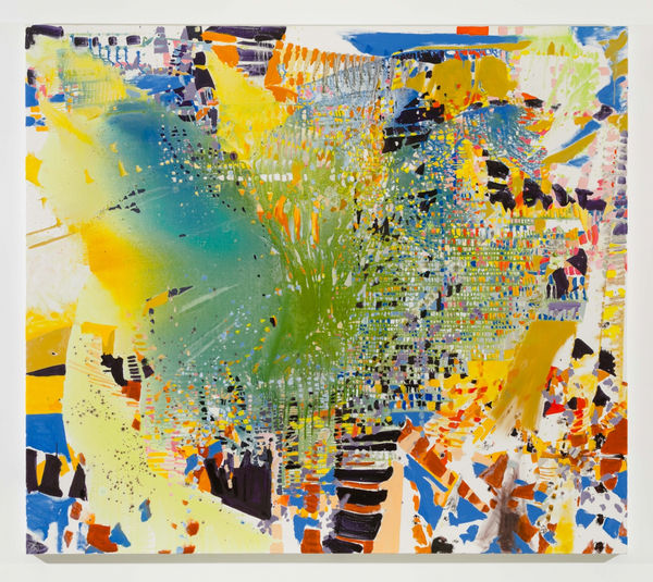 Jackie Saccoccio Portrait (Nabokov) 2017 Oil and mica on linen 79 x 90 inches (200.7 x 228.6 cm) JSa 326