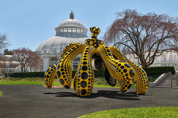 KUSAMA: Cosmic Nature reviewed in The New York Times