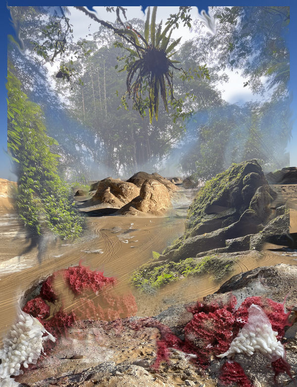 Waste of Space, by Sofya Skidan, digital print, 2022