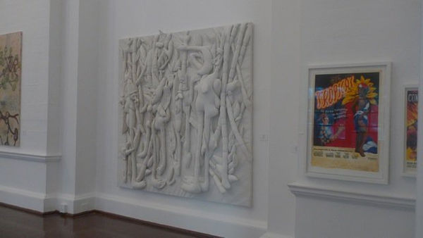 installation shot of an exhibition of the Without Masks Collection.