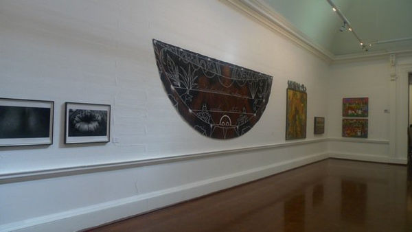 installation shot of an exhibition of the Without Masks Collection.