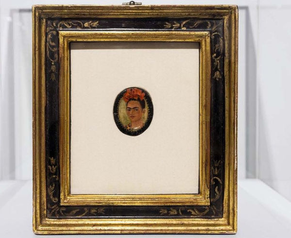 Miniature self-portrait by Frida Kahlo turns heads at Art Basel Miami Beach