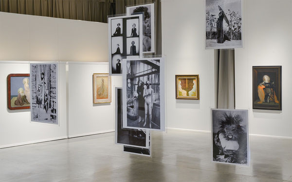 Leonor Fini installation at Weinstein Gallery