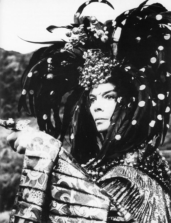 Leonor Fini at the monastery of Nonza, Corse, 1967, photo by Eddy Brofferio