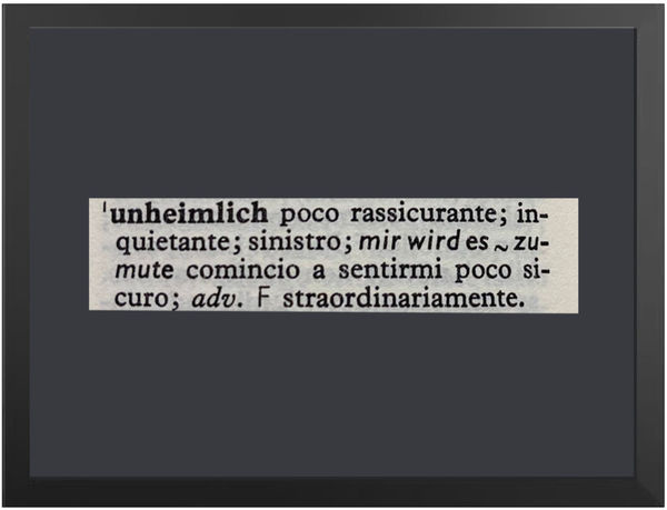 Silvia Camporesi, Unheimlich, 2025, Inkjet print on Hahnemühle FineArt Pearl paper mounted on Dibond, painted wooden frame, UV70 museum glass. Edition: 1/5 + 2 A.P. cm 20 x 30 (framed: cm 24 x 34) Courtesy of the artist and z2o Sara Zanin