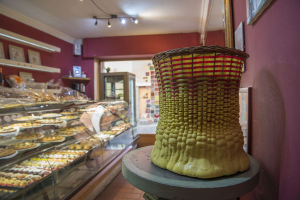 Hidden Beauty, Krištof Kintera, curated by Marina Dacci and Krištof Kintera, installation view, Pasticceria La Deliziosa, Rome