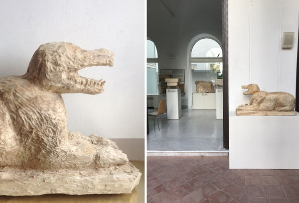 Evgeny Antufiev, When Art Became Part of the Landscape. Chapter I, installation view at the Archeological Museum A. Salinas, Palermo