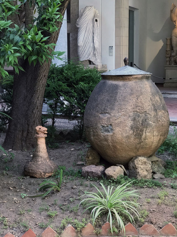 Evgeny Antufiev, When Art Became Part of the Landscape. Chapter I, installation view at the Archeological Museum A. Salinas, Palermo