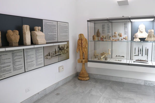 Evgeny Antufiev, When Art Became Part of the Landscape. Chapter I, installation view at the Archeological Museum A. Salinas, Palermo