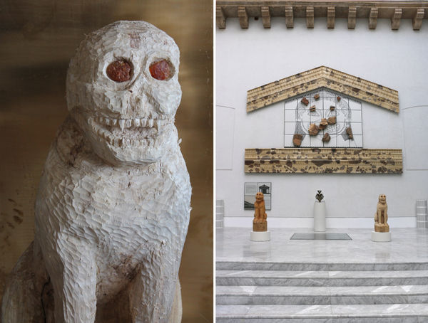 Evgeny Antufiev, When Art Became Part of the Landscape. Chapter I, installation view at the Archeological Museum A. Salinas, Palermo