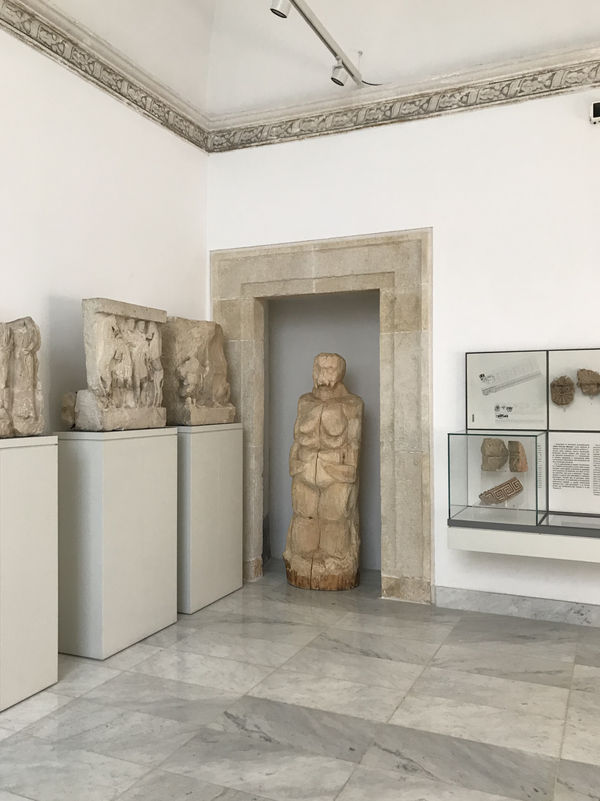 Evgeny Antufiev, When Art Became Part of the Landscape. Chapter I, installation view at the Archeological Museum A. Salinas, Palermo