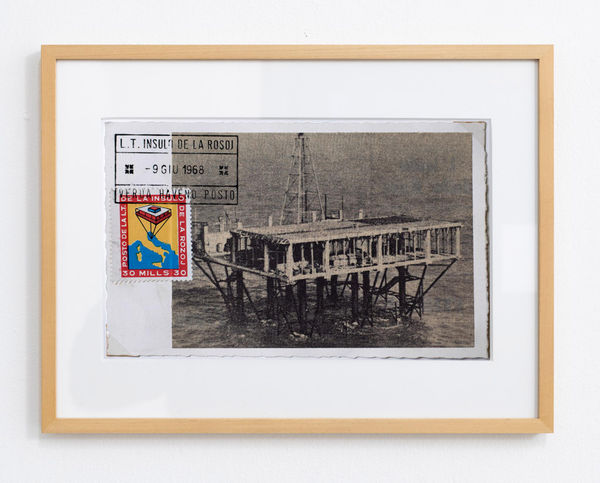 Silvia Camporesi, L'Isola Delle Rose (Documento), 2020, inkjet print on fine art paper, with frame, passe-partout and glass, cm 30 x 40, Ed. 2/5 + 2AP