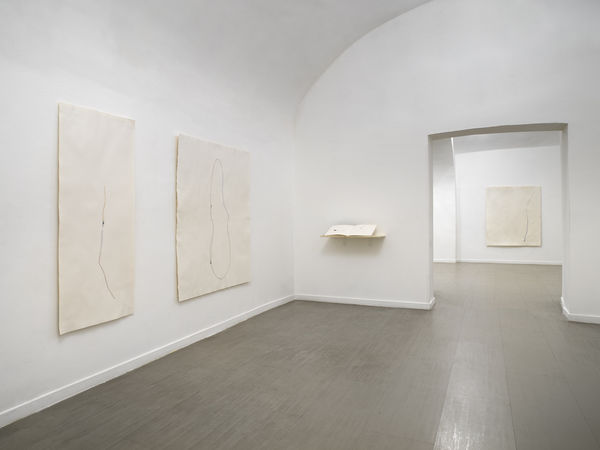 Beatrice Pediconi Nude curated by Cecilia Canziani installation view of the second and third room ph. Dario Lasagni