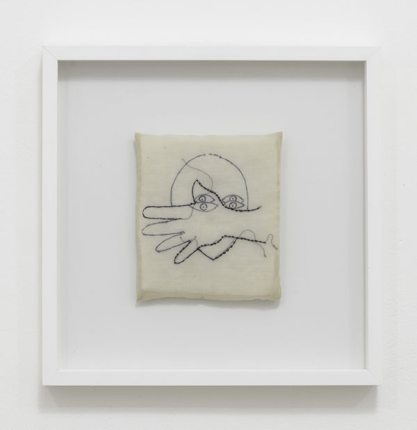 Mariella Bettineschi Nuovi racconti, 2020 embroidery, organza, cotton wool cm 20 x 20 x 3 ph. Giorgio Benni