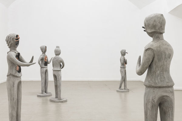 Anna Hulačová Harvest and Survive in installation view at z2o Sara Zanin ph. Sebastiano Luciano