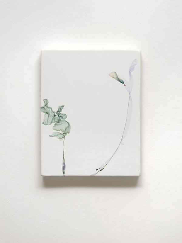 Trees Are Sanctuaries (after Herman Hesse, writer), 2024, Polaroid emulsion and acrylic on canvas, cm 35.5 x 28 x 4. Ph Dario Lasagni