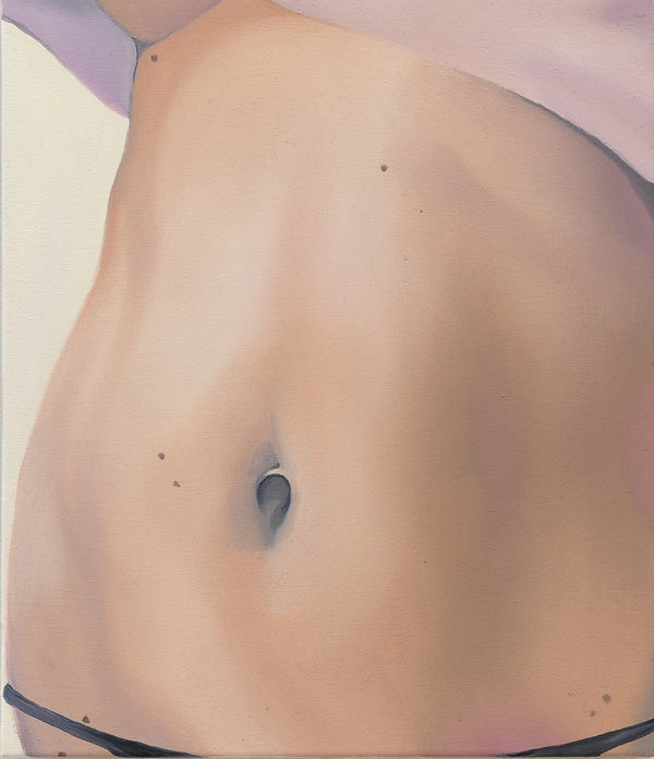 Costellata, 2024, oil on canvas, cm 45 x 35. Ph Dario Lasagni